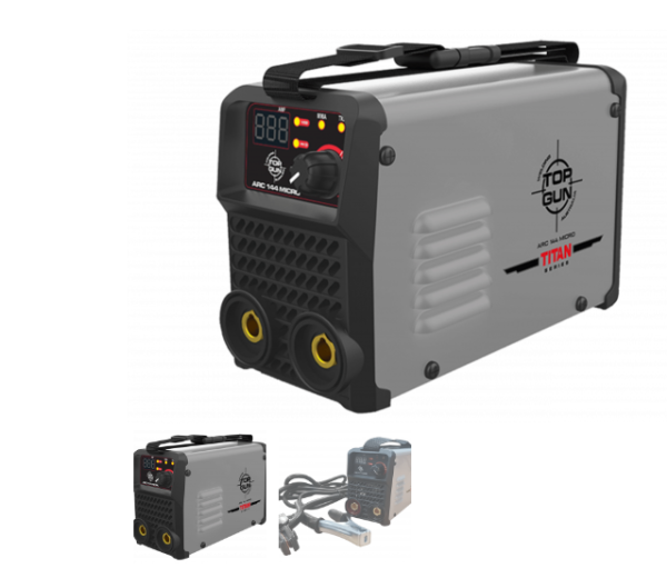 TOP GUN ARC 144 MICRO, 140AMP, VRD IN PVC HARD CASE