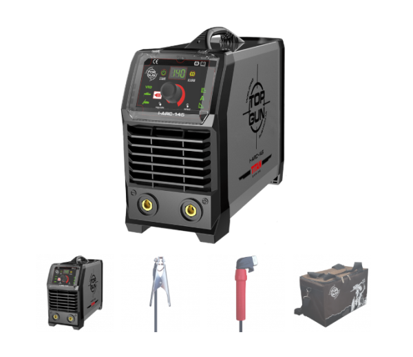 TOP GUN ARC MMA / TIG, 140AMP, VRD ,WITH CANVAS BAG