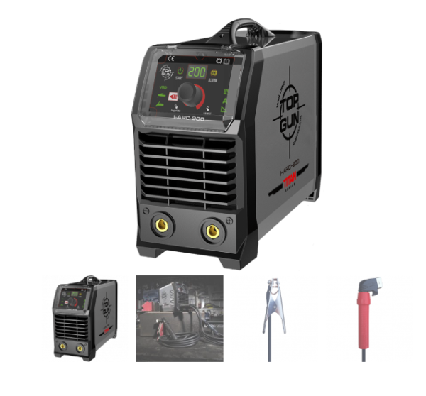TOP GUN ARC MMA / TIG, 200AMP, VRD WITH CANVAS BAG