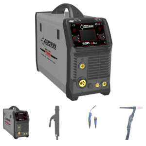 TOP GUN 4-IN1 MIG, 200AMP, LCD DISPLAY, AC/DC TIG, MMA, MULIT PROCESS