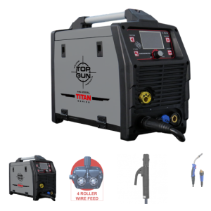TOP GUN 2004L MIG 200AMP LCD DISPLAY, SYN, DUAL-PULSE, MST MULTI PROCESS