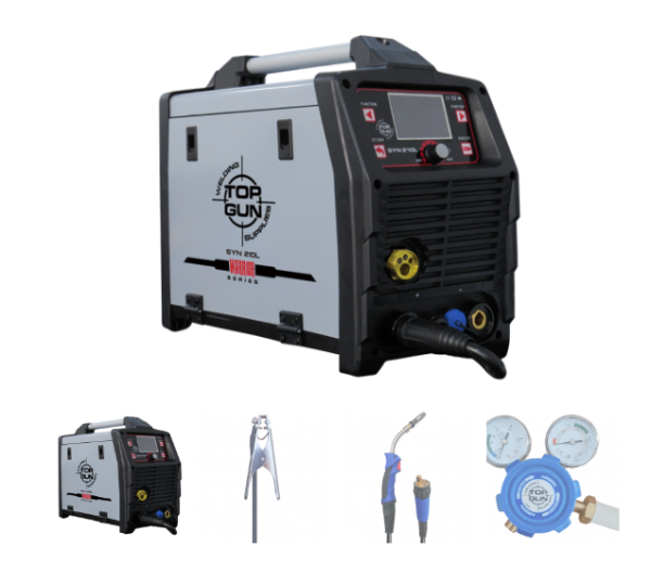 TOP GUN MIG, 200AMP, LCD DISPLAY, SYN, MST, MULTI PROCESS