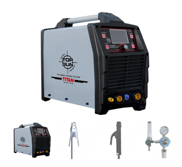 TOP GUN 2000 TIG, 200AMP, SYN, AC/DC, PULSE