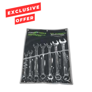 7 PC JUMBO COMBINATION SPANNER SET METRIC 22 - 41MM