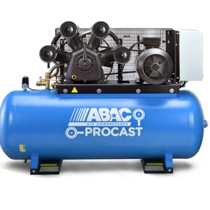 ABAC AIR COMPRESSOR, BELT DRIVE STATIONARY 3 PHASE, 15HP, 500LTR, FAD 1670 L/MIN
