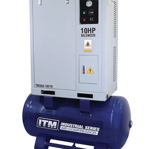 ITM AIR COMPRESSOR, SILENCED CABINET 3 PHASE, 10HP, 270LTR, FAD 960 L/MIN