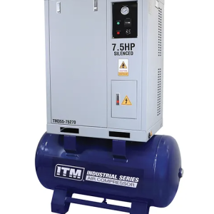 ITM AIR COMPRESSOR, SILENCED CABINET 3 PHASE, 7.5HP, 270LTR, FAD 595 L/MIN
