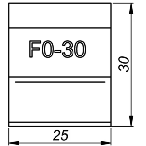 ITM FACING TOOL BIT, F0/30, 0 DEG X 30MM HIGH, TO SUIT PRO5PB BEVELLER